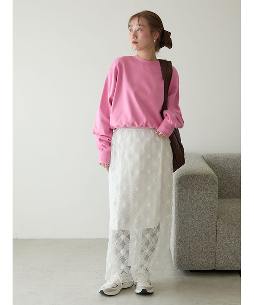 フラワーチュールスカート