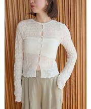 モヘヤ混2wayニットトップス