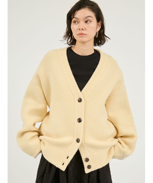 Vネックニットカーディガン