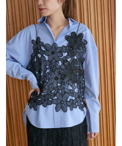 フラワーオーガンジービスチェ