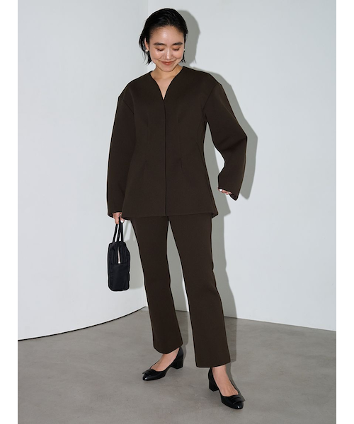 【人気完売予約品】金子綾さん着用Curensologyトリコットナローパンツ 人気完売予約品】金子綾さん着用Curensologyトリコットナローパンツ