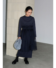 【限定カラーあり】【金子綾 for emmi】ハイネックワンピースセット