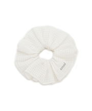 チェックオーガンジーシュシュ