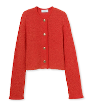 ループヤーンコンパクトカーディガン