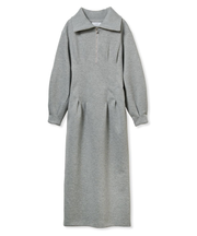 【ONLINE限定】ハーフジップダンボールワンピース