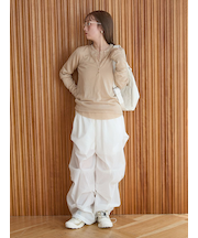 ランダムタックナイロンワークパンツ