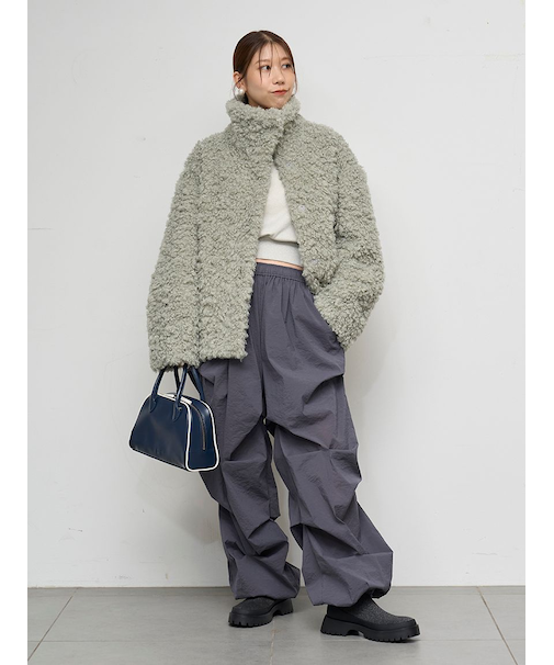 ランダムタックナイロンワークパンツ