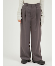 タックワイドパンツ