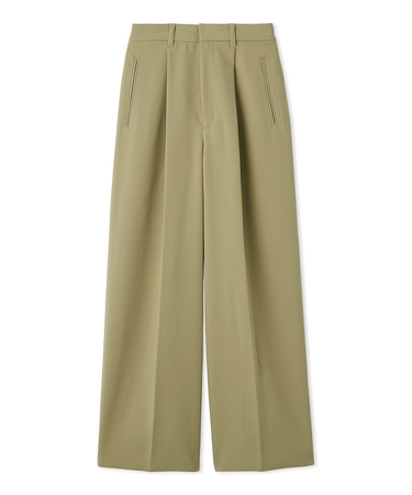 タックワイドパンツ