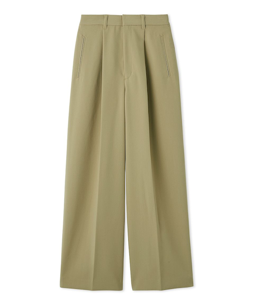 タックワイドパンツ