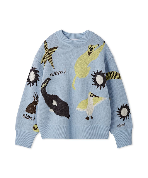 【Global warming】 ジャガードニットトップス