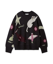 【Global warming】 ジャガードニットトップス