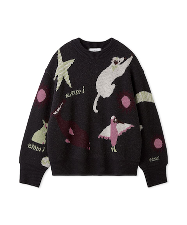 【Global warming】 ジャガードニットトップス