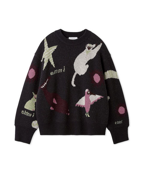 【Global warming】 ジャガードニットトップス