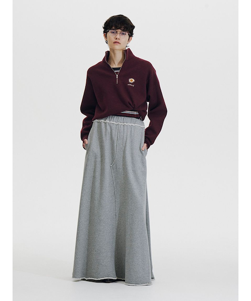 スウェットマキシスカート｜エミの通販｜&mall（アンドモール）三井