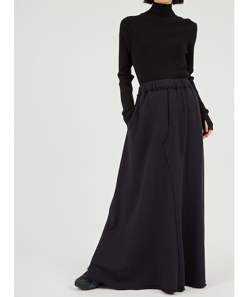 スウェットマキシスカート