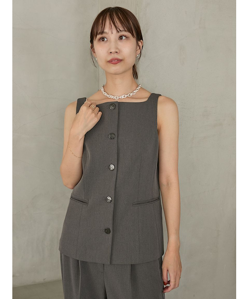 【セットアップ対応】ジレトップス