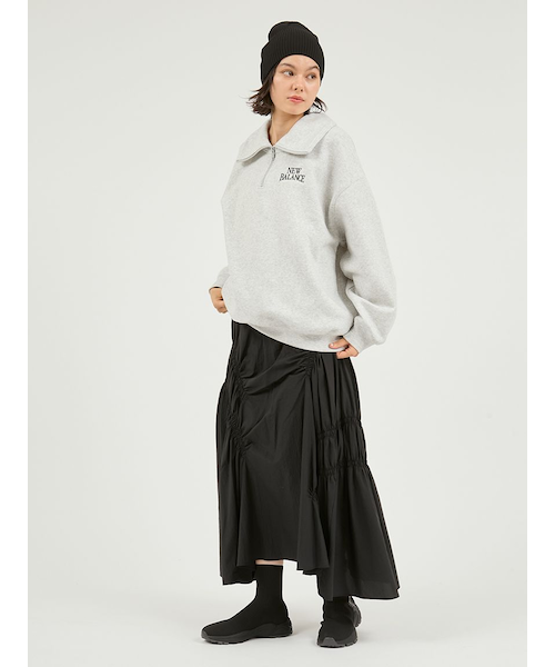 ギャザーディテールボリュームスカート｜エミの通販｜&mall（アンド