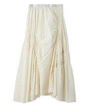 ギャザーディテールボリュームスカート