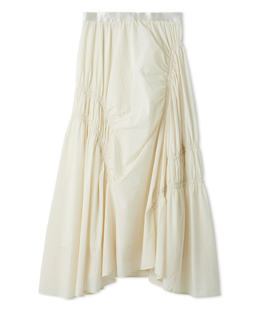 ギャザーディテールボリュームスカート