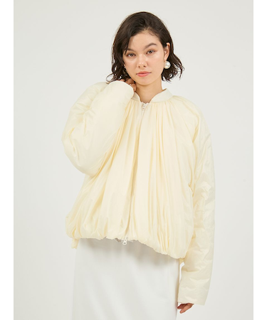 Re.WAR（TM）シアーギャザー中わたブルゾン