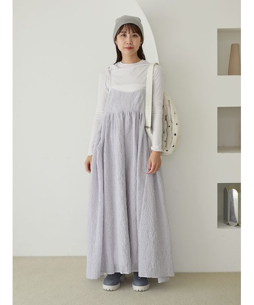 【セットアイテム】フラワージャガードワンピース