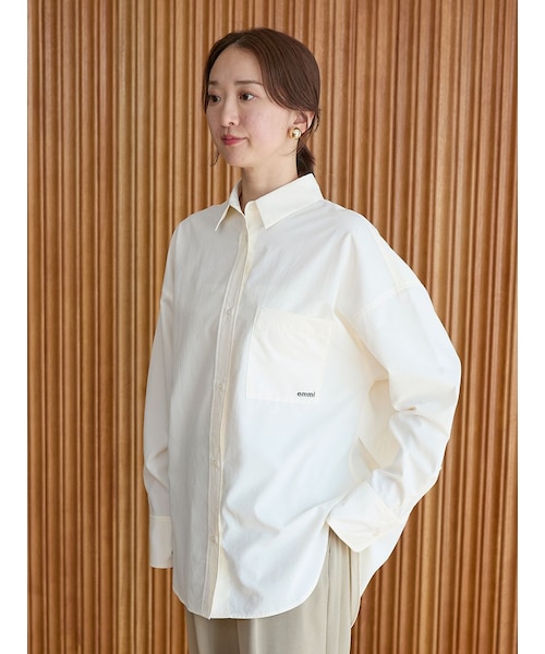 emmiロゴ刺繍シャツ｜エミの通販｜&mall（アンドモール）三井