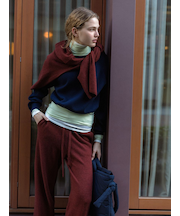 【7days】ドロストニットトップス