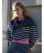 【7days】ドロストニットトップス