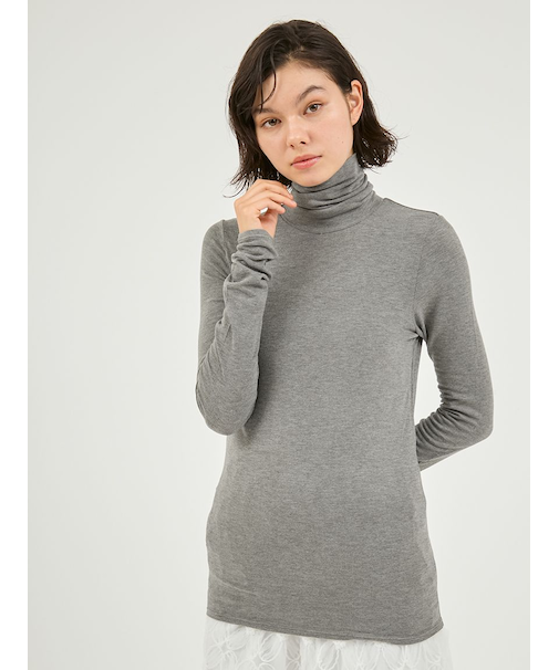 ハイネックカットソー