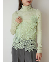 ハイネックカットソー