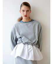 【NEW YEAR'S SPECIAL ITEM】布帛ドッキング裏毛セットアップ