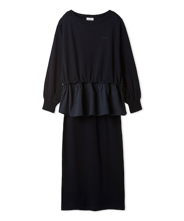 【NEW YEAR'S SPECIAL ITEM】布帛ドッキング裏毛セットアップ