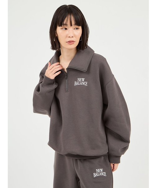 【New Balance for emmi】リニアヘリテージフリースハーフジップ