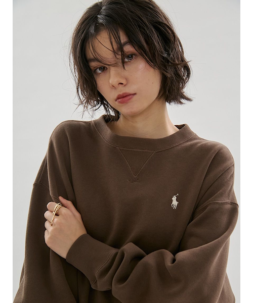 POLO RALPH LAUREN】KNIT-SWEATSHIRT｜エミの通販｜&mall（アンド