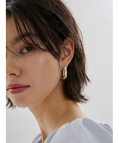 ロングワンタッチピアス