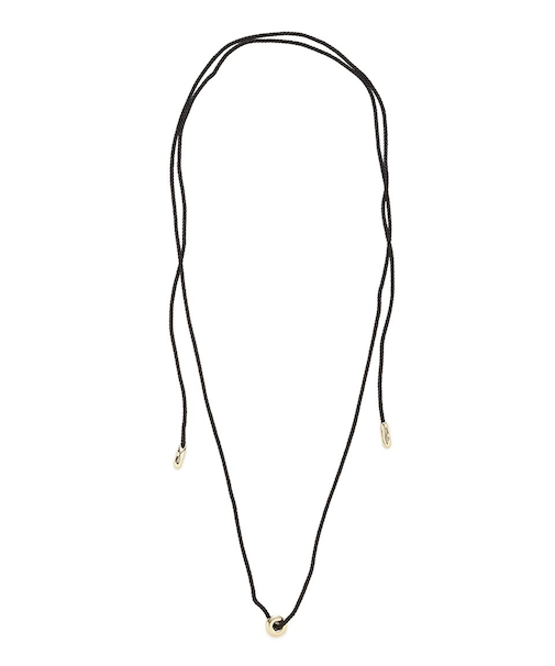 サテンコードネックレス