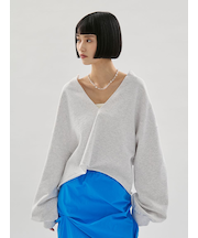 Vネックスウェットプルオーバー【セットアップ対応】