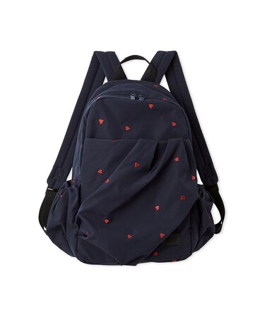 【HEART】 【USAGI ONLINE・ZOZO限定カラーあり】eco ハートギャザーボディーバックパック/撥水