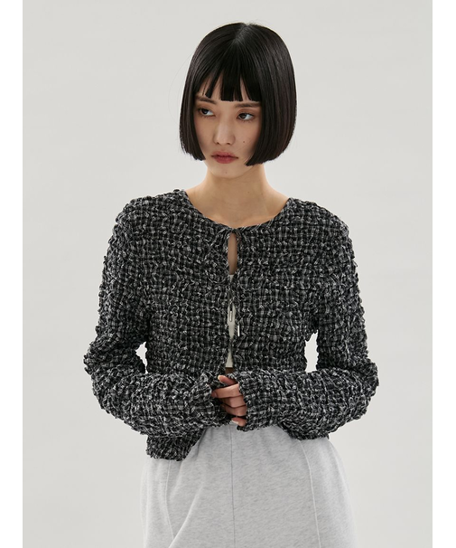 2wayシャーリングブラウス