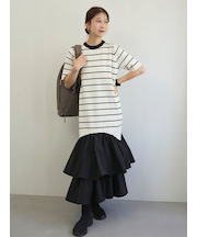 ニットドッキングワンピース