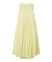 ギャザーフォルムナイロンワンピース