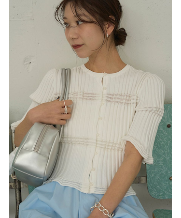 2wayランダムリブニット