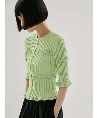 2wayランダムリブニット