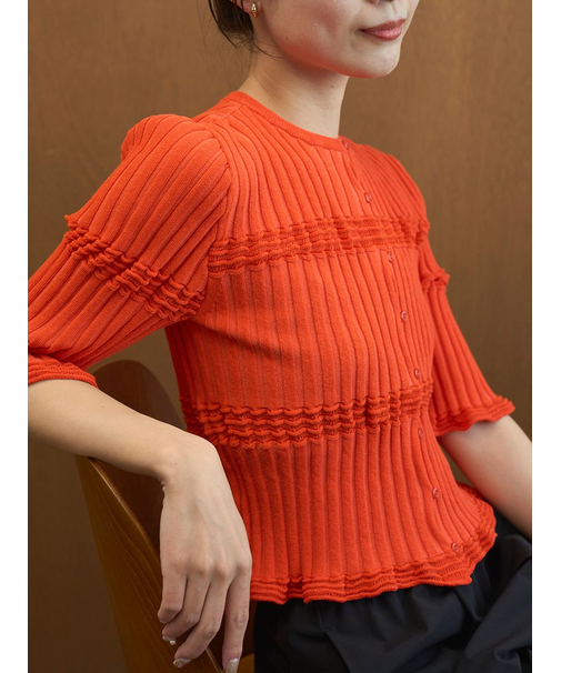 2wayランダムリブニット