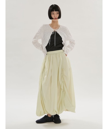 ドロストバルーンスカート/撥水