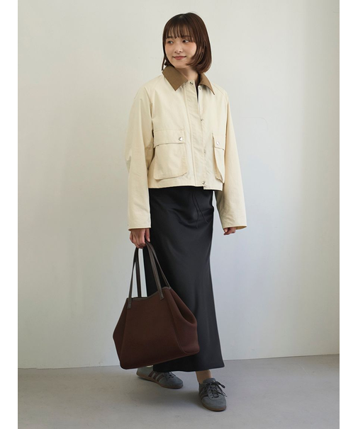 サテンナロースカート【セットアップ対応】