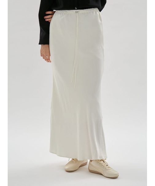 サテンナロースカート【セットアップ対応】