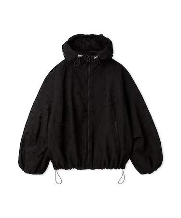 ビッグフォルムフーディーブルゾン