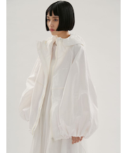 ビッグフォルムフーディーブルゾン